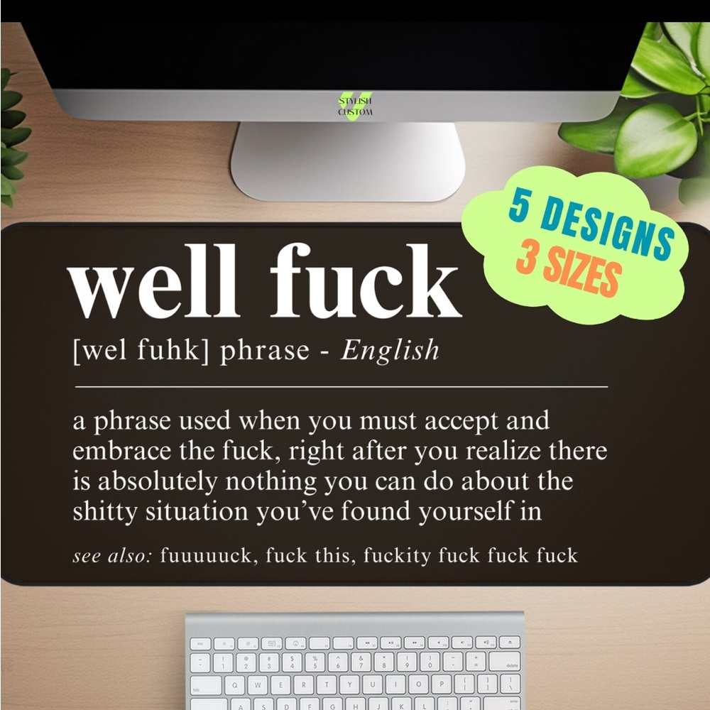 Funny Large Desk Mat